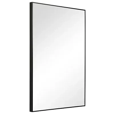 Kirkland's Simple Frame Rectangle Wall Mirror In Black