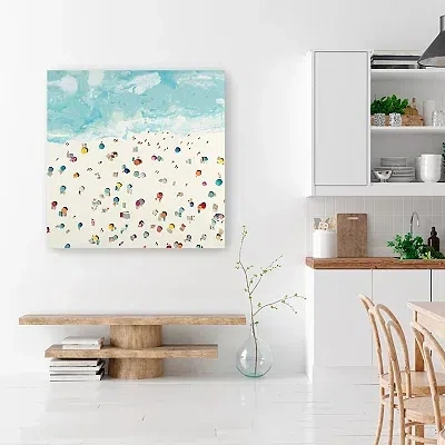 Kirkland's Beach Days Giclee Canvas Art Print In Multi