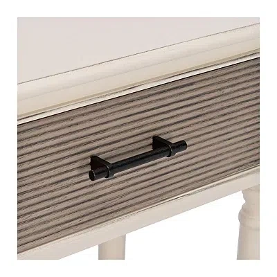 Kirkland's Distressed Natural Ronan 2-drawer Console Table In White