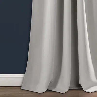 Kirkland's Light Gray Blackout Curtain Panel Set In Gray