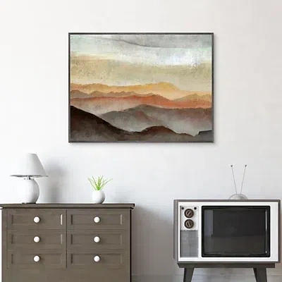 Kirkland's Layered View Ii Framed Canvas Art Print In Multi