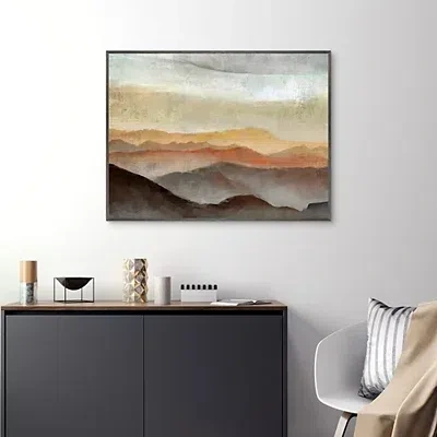 Kirkland's Layered View Ii Framed Canvas Art Print In Multi