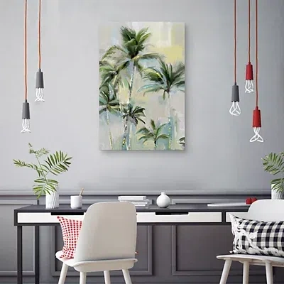 Kirkland's Beach Breeze Canvas Art Print In Green