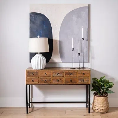 Kirkland's Console Table With Keeping Drawers In Brown