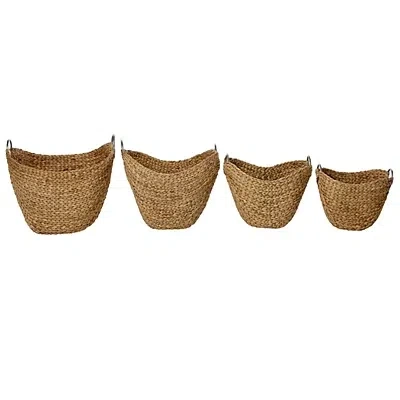 Kirkland's Dutch Woven Seagrass Baskets In Brown