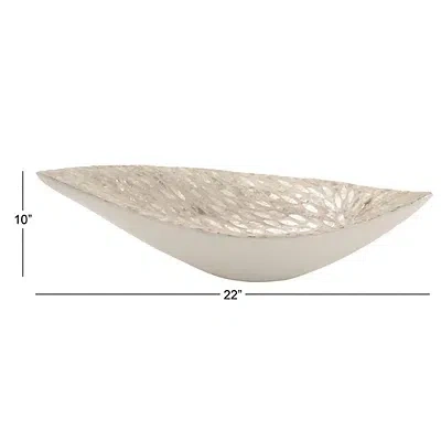 Kirkland's Opalescent Mussel Shell Inlay Bowl In Neutral