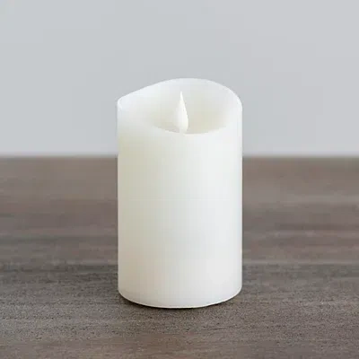 Kirkland's Led Soft Flame Pillar Candle In White