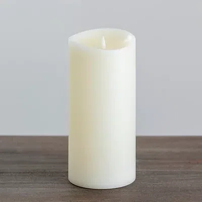 Kirkland's Led Soft Flame Pillar Candle In White