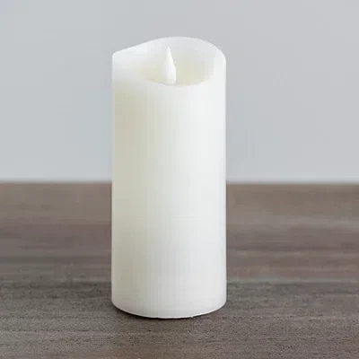 Kirkland's Led Soft Flame Pillar Candle In White