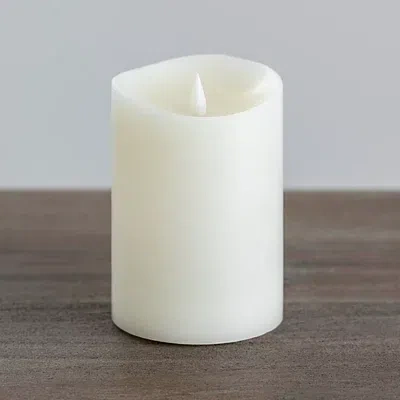 Kirkland's Led Soft Flame Pillar Candle In White