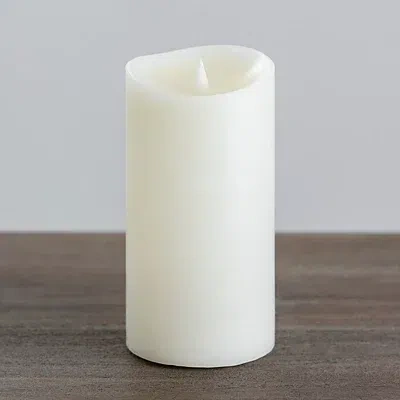 Kirkland's Led Soft Flame Pillar Candle In White