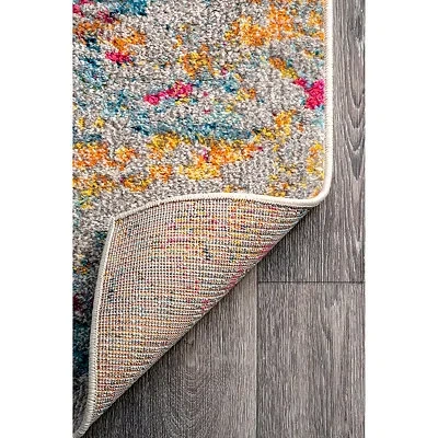 Kirkland's Abstract Pattern Area Rug In Multi