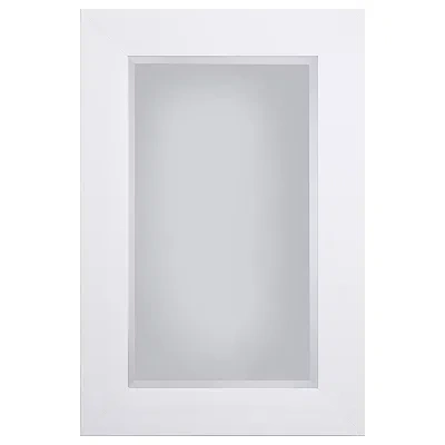 Kirkland's Rectangular Beveled Wall Mirror In White