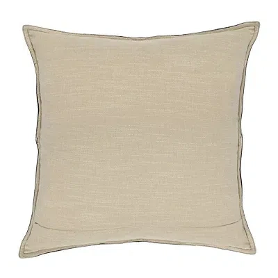 Kirkland's Cocoa Brown Oversized Leather Pillow In Brown