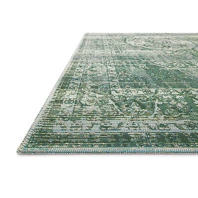 Kirkland's Mist Tribal Medallion Outdoor Rug In Green