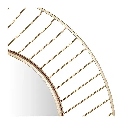 Kirkland's Safavieh Gold Metal Open Stencil Frame Wall Mirror In Neutral