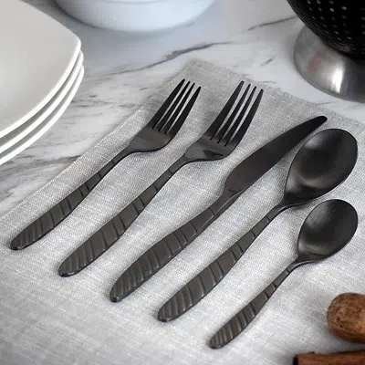 Kirkland's Flatware Set In Black