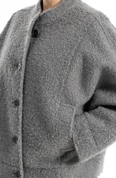 Max Studio High Pile Fleece Jacket In Brown