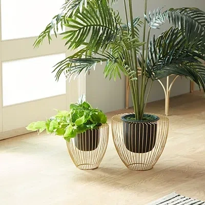 Kirkland's Open Frame Planters In Multi