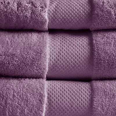 Kirkland's Turkish Cotton Bath Towel Set In Purple