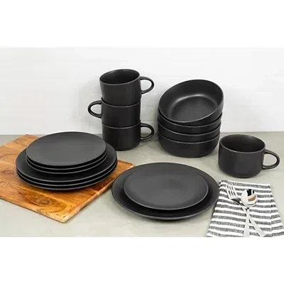 Kirkland's Dinnerware Set In Black