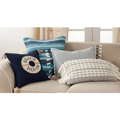 Kirkland's Chunky Fringe Lumbar Pillow In Multi