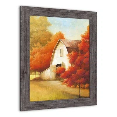 Kirkland's Autumn Barn Framed Art Print In Multi