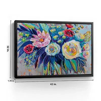 Kirkland's Garden Variety Framed Canvas Art Print In Multi