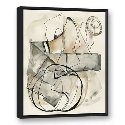 Kirkland's Abstract Framed Canvas Art Print In Multi