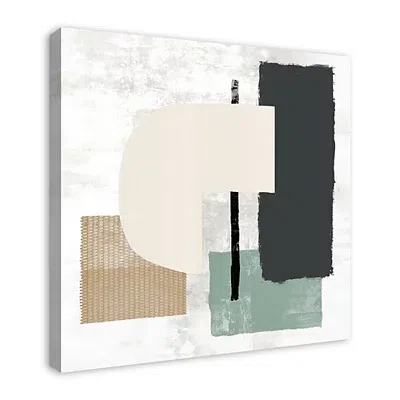 Kirkland's Abstract Geometric Canvas Wall Art In Multi