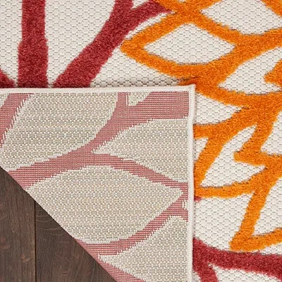 Kirkland's Floral Burst Outdoor Area Rug In Multi