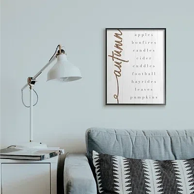 Kirkland's Autumn Checklist Canvas Wall Art In Multi