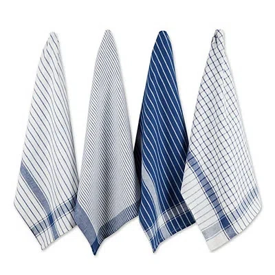 Kirkland's Nautical Blue Basic Assorted Dishtowels In Blue