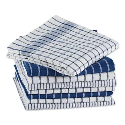 Kirkland's Nautical Blue Basic Assorted Dishtowels In Blue