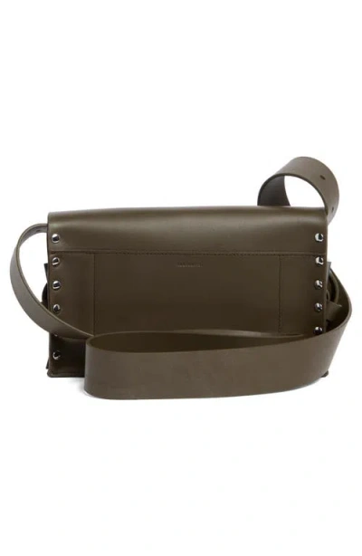 Allsaints Miro Leather Satchel In Green