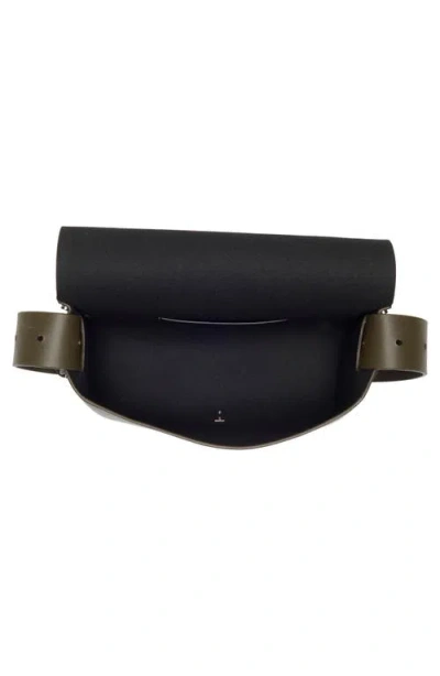 Allsaints Miro Leather Satchel In Green