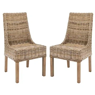 Kirkland's Dining Chair Set In Brown