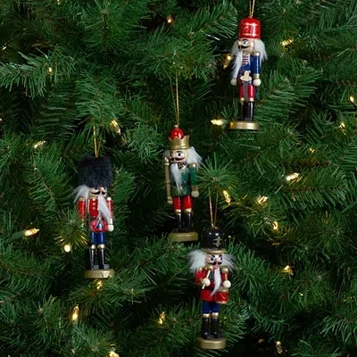 Kirkland's Colorful Nutcracker Ornaments In Multi