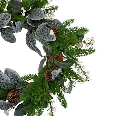 Kirkland's Pinecones And White Berries Wreath In Multi
