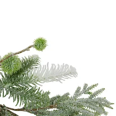 Kirkland's Frosted Evergreen And Pinecone Forest Garland In Multi
