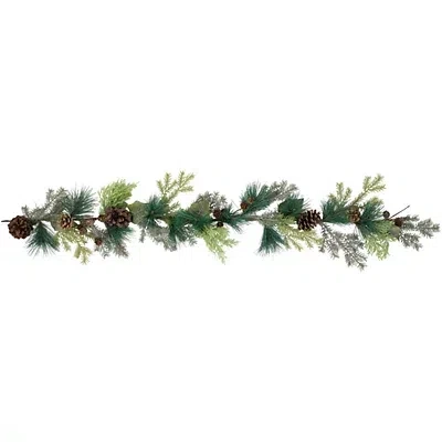 Kirkland's Forest Pinecone And Cedar Garland In Multi