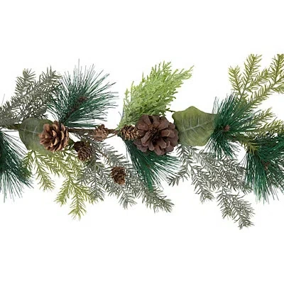 Kirkland's Forest Pinecone And Cedar Garland In Multi