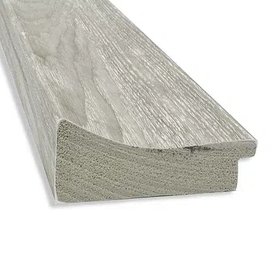 Kirkland's Dove Gray Scoop Frame Beveled Mirror In Gray