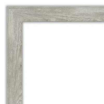 Kirkland's Dove Gray Scoop Frame Beveled Mirror In Gray