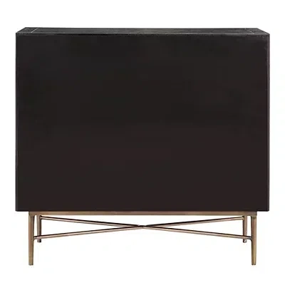 Kirkland's Wood Honeycomb 2-door Storage Cabinet In Brown