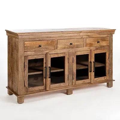 Kirkland's Easton Mango Wood 4-door Sideboard In Brown