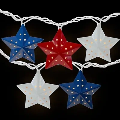 Kirkland's Stars And Stripes Rustic String Lights In Multi
