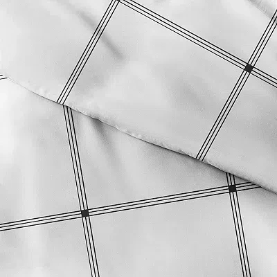 Kirkland's Micro King Duvet Cover Set In White