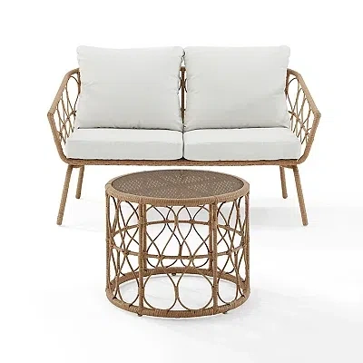 Kirkland's Outdoor Loveseat Set In White