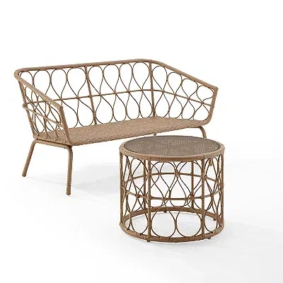 Kirkland's Outdoor Loveseat Set In White